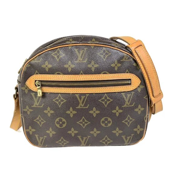 AUTHENTICITY GUARANTEED LOUIS VUITTON Senlis Shoulder Bag Monogram Leather